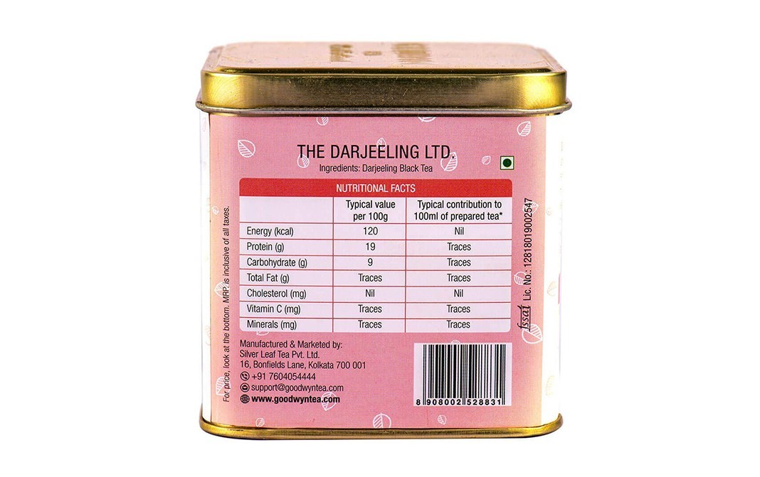 Goodwyn Tea The Darjeeling Ltd Vintage Blend   Tin  100 grams